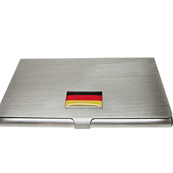Germany German Flag Jewelry | deutsch pride | Germany Flag  Germany Flag Pendant Business Card Holder